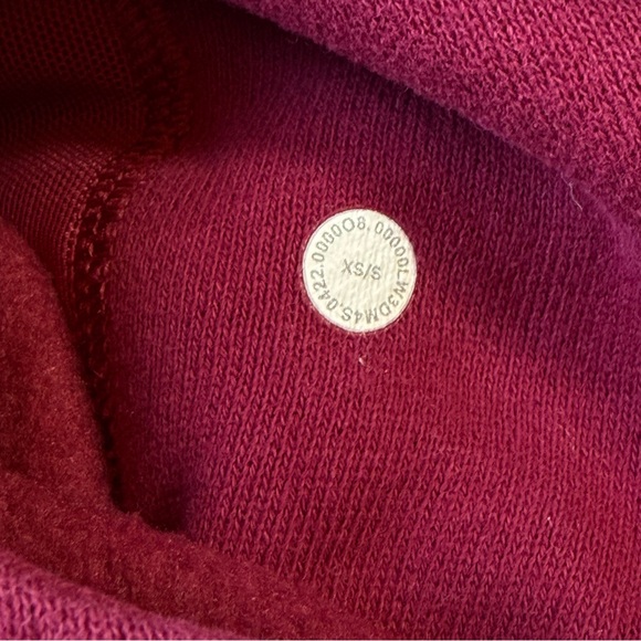 Lululemon Scuba Oversized Half-Zip Hoodie Magenta XS/S - Picture 4 of 7